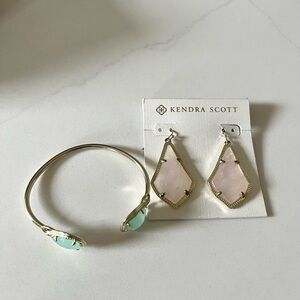 Kendra Scott Gold and Pink Bracelet